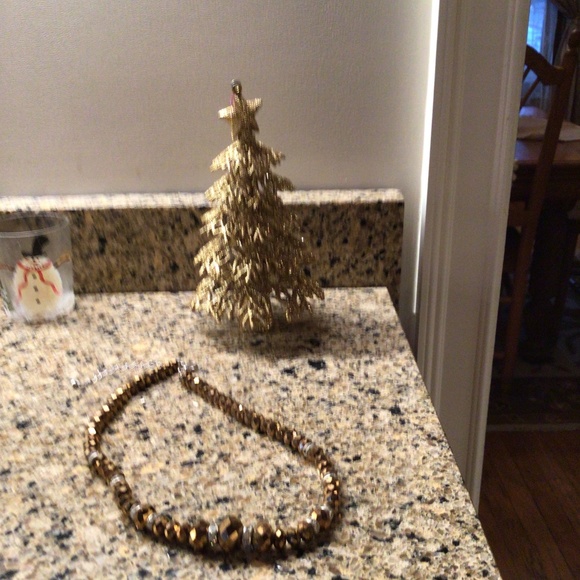 Unique Jewelry set in bronze &silver rhinestone - Picture 5 of 8